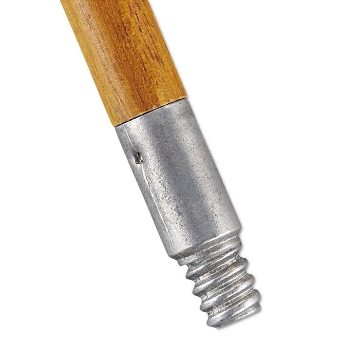 Rubbermaid® Commercial Lacquered-Wood Threaded-Tip Broom/Sweep Handle, 0.94″ dia x 60″, Natural