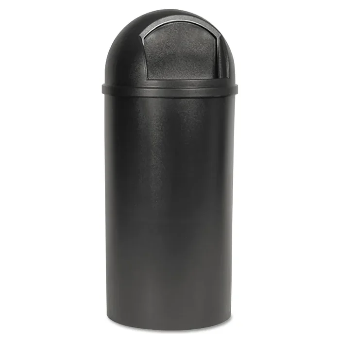 Rubbermaid® Commercial Marshal Classic Container, 15 gal, Plastic, Brown