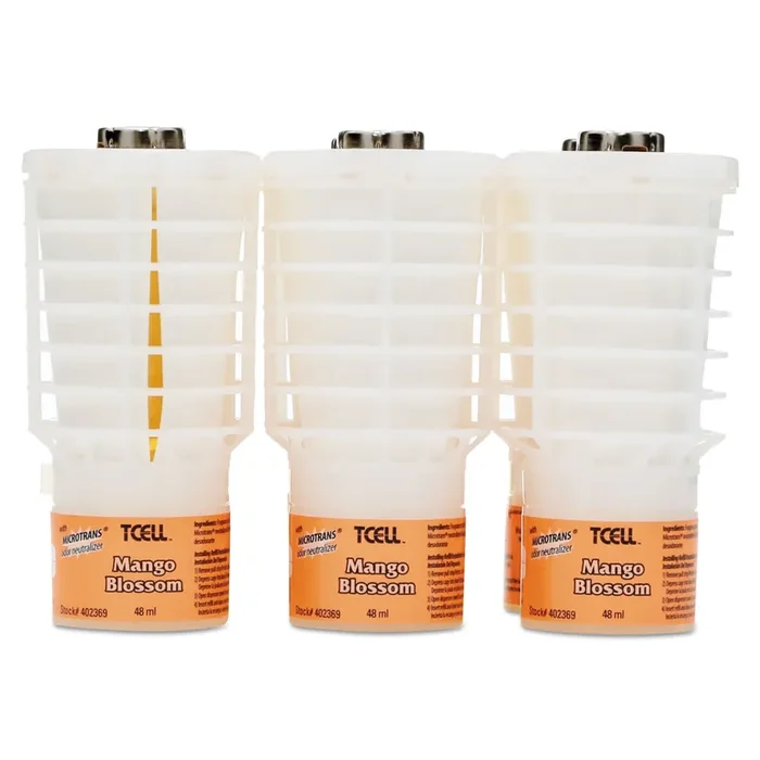 Rubbermaid® Commercial Tcell Microtrans Odor Neutralizer Refill, Mango Blossom, 48 Ml, 6/carton