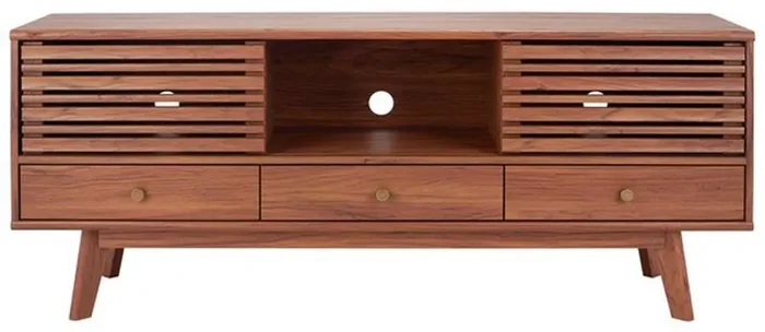 Safavieh – Alatar 3Drw 1Shelf Media Stand – Walnut – MED9613A