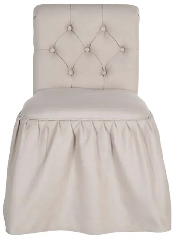 Safavieh – Allie Vanity Chair – Taupe – MCR4201A