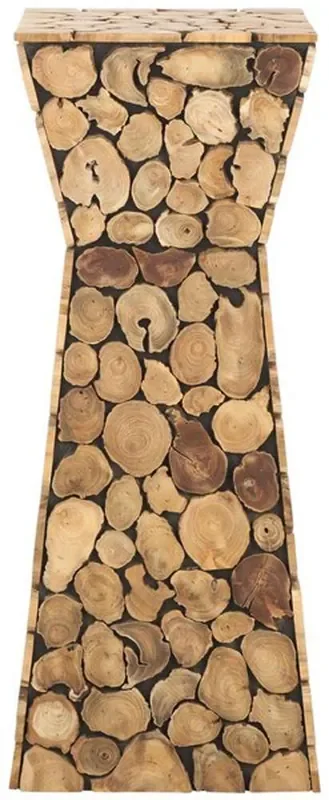 Safavieh – Jefferson Stand – Medium Oak – Black – FOX1005A