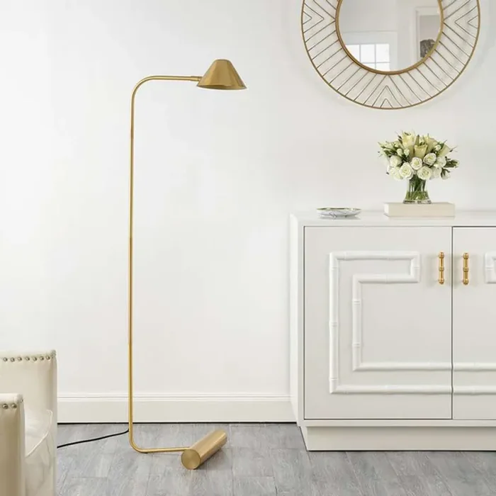 Safavieh – Laverne 62in Floor Lamp – Brass – FLL4113A