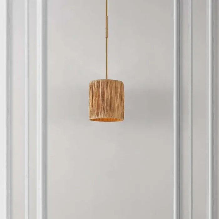 Safavieh – Saija 9in Pendant – Natural – Gold – PND4189A