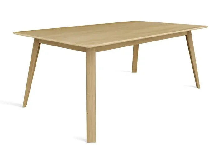 Saloom Furniture – Alton Dining Table 42 x 80 x 29 in Natural – SSWI-4280-ALT-Natural-G