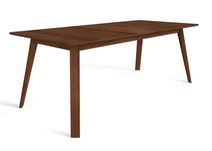Saloom Furniture – Alton Extension Dining Table 42 x 77.5 x 29 in Walnut – SSWI-4260-1-ALT-Walnut-G