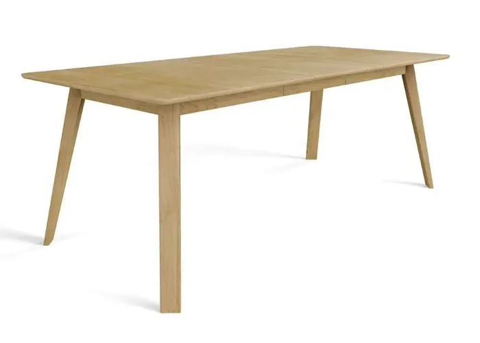 Saloom Furniture – Alton Extension Dining Table 42 x 92 x 29 in Natural – SSWI-4272-1-ALT-Natural-G