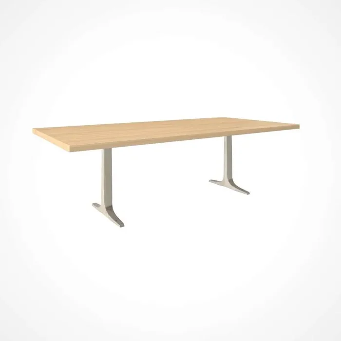 Saloom Furniture – Apollo Dining Table 42 x 96 x 29 in Natural – MDWS-4296-APO-Natural-G