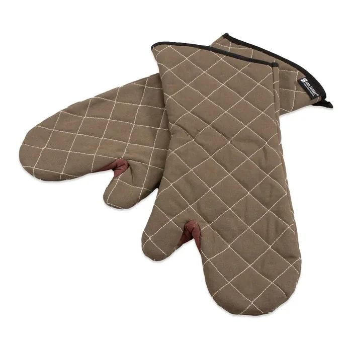 San Jamar® Bestguard Oven Mitt, 17″, WebGuard Plus Fabric, Tan, Pair