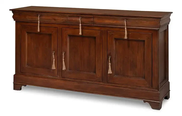 Sarreid Ltd – Cafe Au Lait Buffet, Walnut – 26130-3