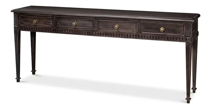 Sarreid Ltd – Details Console Table – Brown – 53885