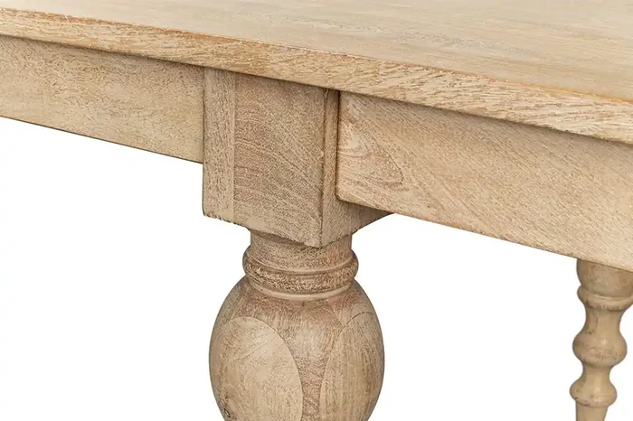 Sarreid Ltd – Jocelyn Dining Table, Rectangle – NATURAL – 53662