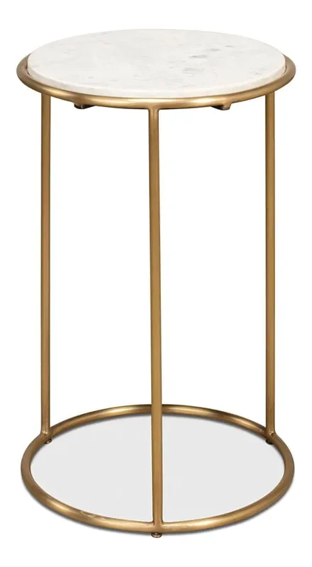 Sarreid Ltd – Side Table – Gold – 40677