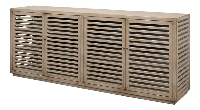 Sarreid Ltd – St. Nevis Sideboard, Grey Wash – 53042