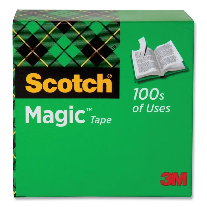 Scotch® Magic Tape Refill, 1″ Core, 1″ X 36 Yds, Clear