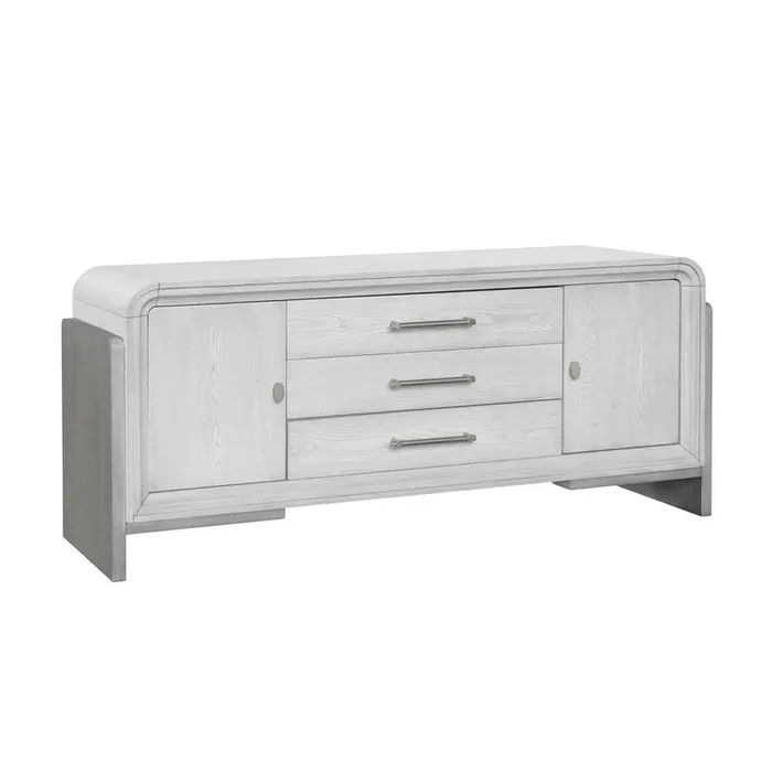 Scott Living – Heritage Two-Toned Gray Entertainment Console with Storage – P401DJ008_CLOSEOUT