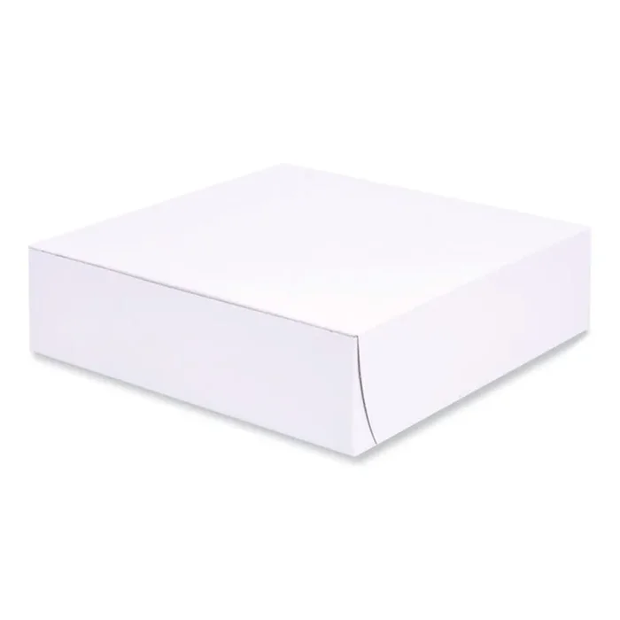 SCT® Bakery Boxes, Standard, 9 X 9 X 2.5, White, Paper, 250/carton