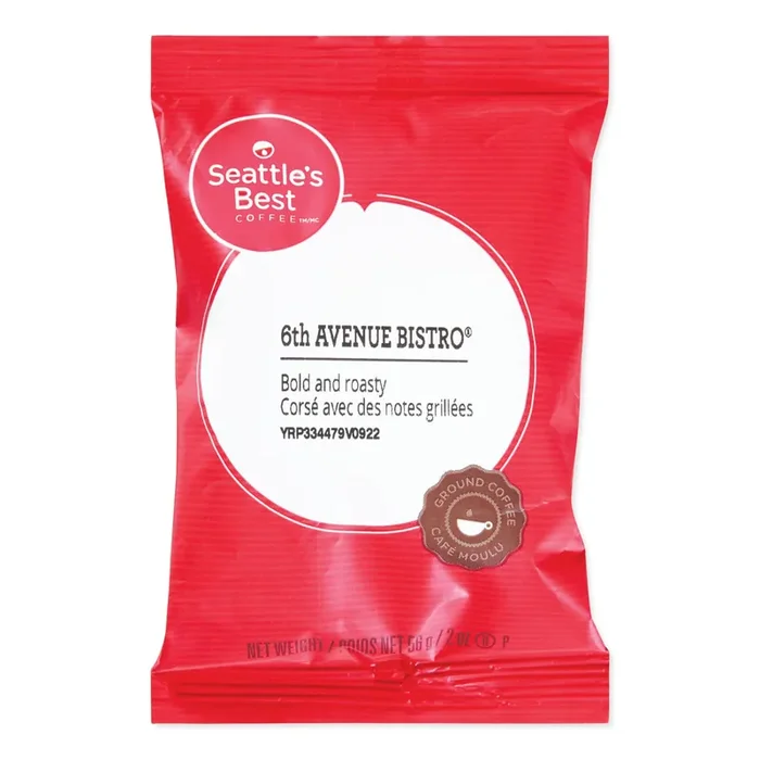 Seattle‘s Best™ Premeasured Coffee Packs, 6th Avenue Bistro, 2 Oz Packet, 18/box
