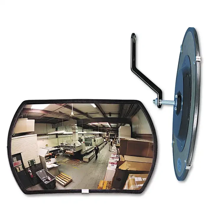 See All® 160 degree Convex Security Mirror, Round Rectangular, 18″w x 12″h