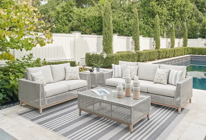 Seton Creek – 4 Pc. – Lounge Set – Gray