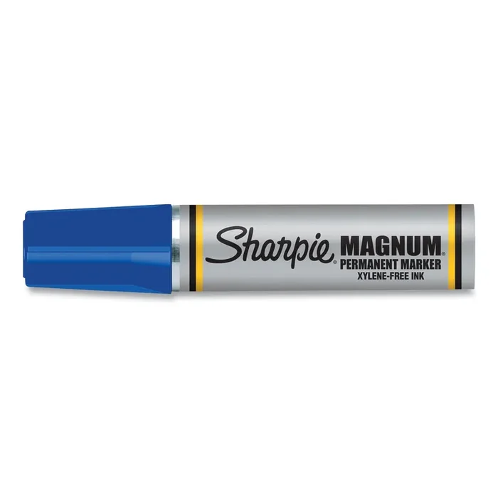 Sharpie® Magnum Permanent Marker, Broad Chisel Tip, Blue