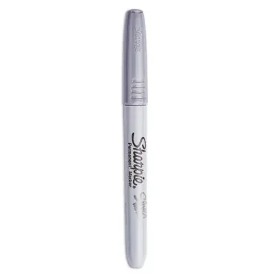 Sharpie® Metallic Fine Point Permanent Marker Value Pack, Fine Bullet Tip, Metallic Silver, 36/pack