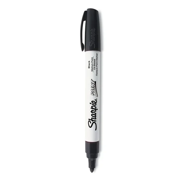 Sharpie® Permanent Paint Marker, Medium Bullet Tip, Black