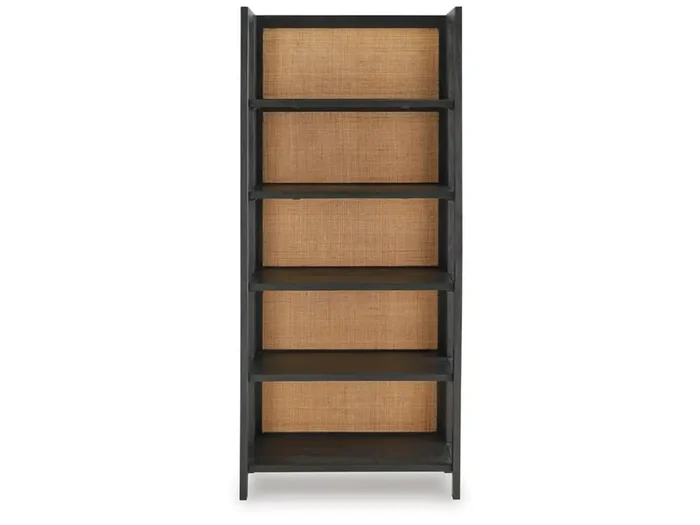 Signature Design by Ashley – Abyard Bookcase in Black/Natural – A4000574