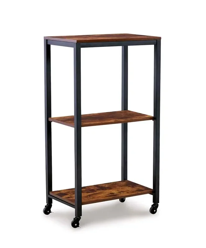 Signature Design by Ashley – Bevinfield Bar Cart in Brown/Black – A4000394