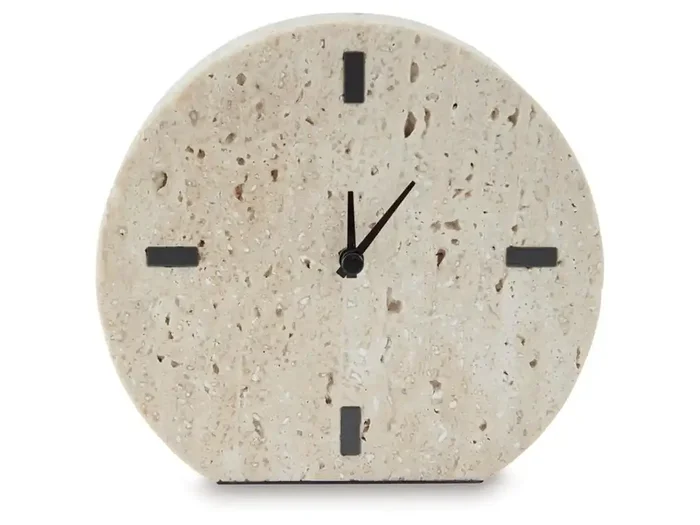 Signature Design by Ashley – Donfordson Table Clock (Set of 2) in Beige – A2000660