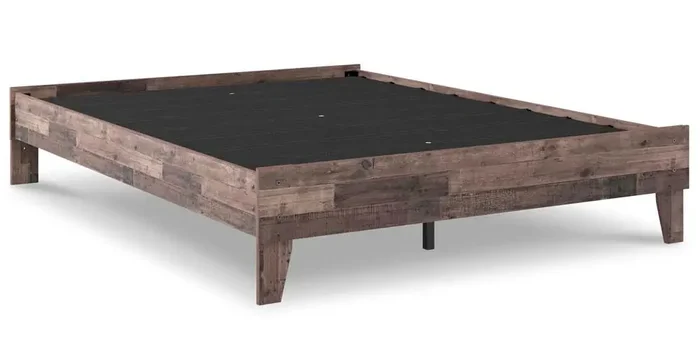 Signature Design by Ashley – Neilsville Queen Platform Bed in Black/Gray – EB2120-113