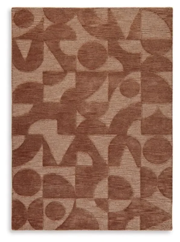 Signature Design by Ashley – Perrenton Large Rug in Clay – R407201
