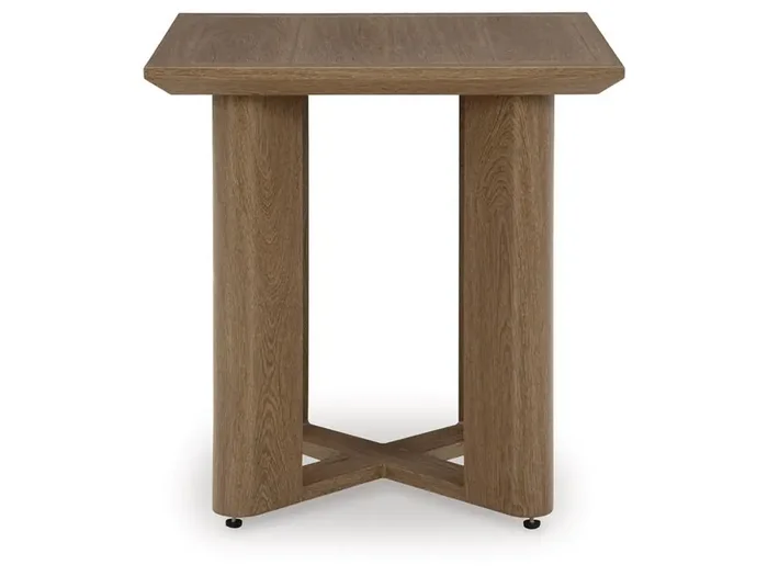 Signature Design by Ashley – Serene Bay Outdoor Square End Table in Dark Brown – P671-702