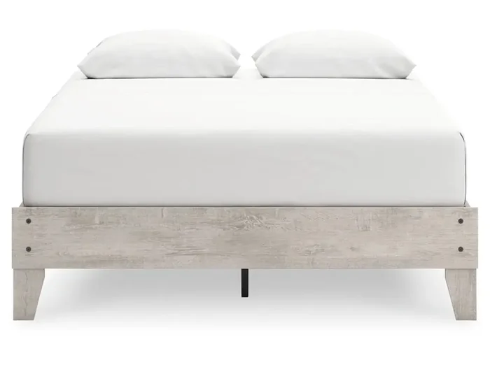 Signature Design by Ashley – Shawburn Queen Platform Bed in Whitewash – EB4123-113