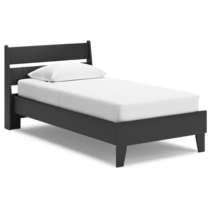 Signature Design by Ashley – Socalle Twin Panel Platform Bed in Black