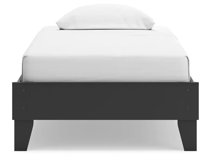 Signature Design by Ashley – Socalle Twin Platform Bed in Black – EB1865-111