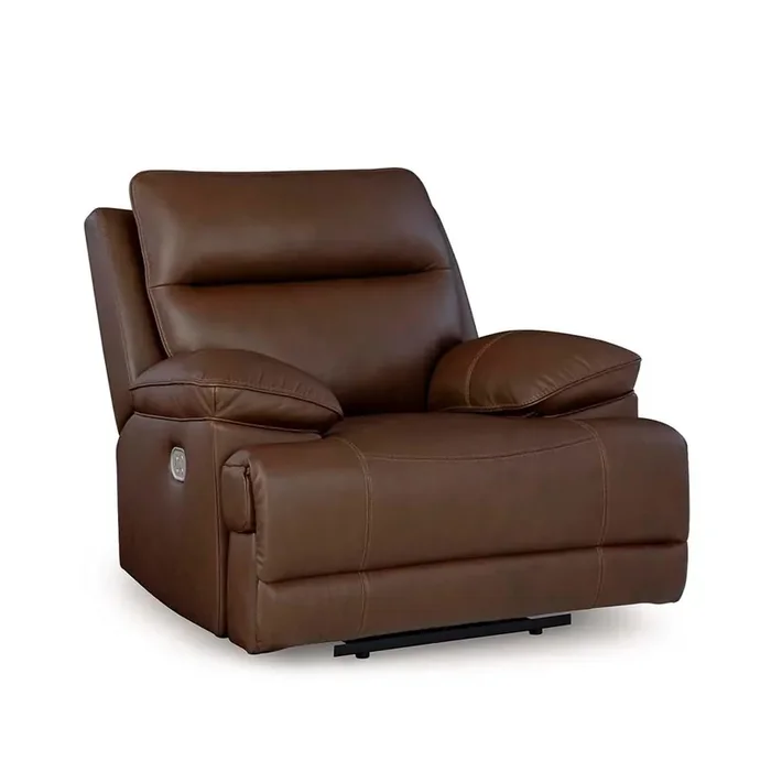 Signature Design by Ashley – VonRyan Pwr Recliner/Adj Headrest in Tobacco – U1040013