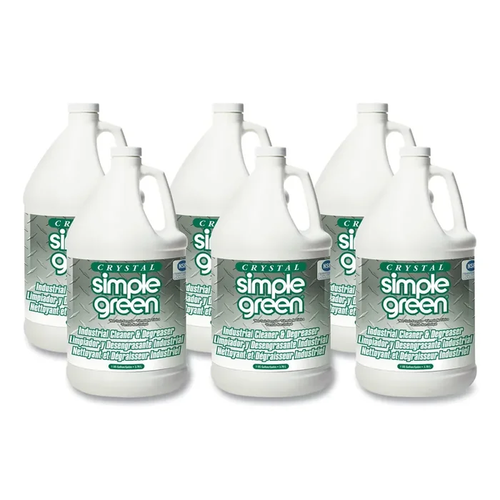 Simple Green® Crystal Industrial Cleaner/degreaser, 1 Gal Bottle, 6/carton