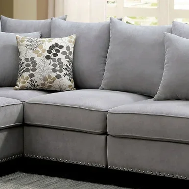 SKYLER Armless Chair, Gray / CM6156GY-CH
