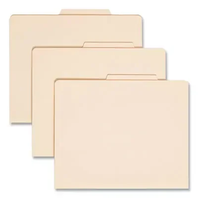Smead Six-Section Top Tab Classification Folders, 2″ Expansion, 2 Dividers, 6 Fasteners, Letter Size, Manila, 10/Box