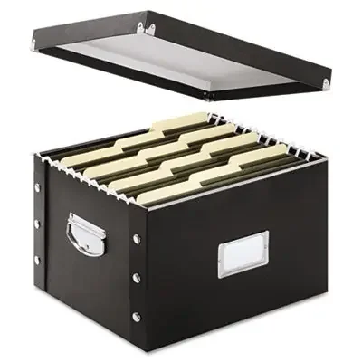 Snap-N-Store® File Box, Letter/legal Files, 16.25″ X 9.75″ X 13.25″, Black