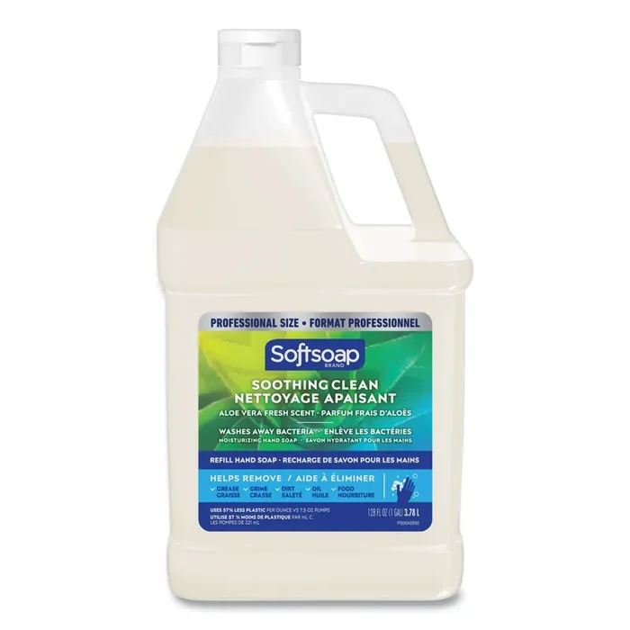 Softsoap® Liquid Hand Soap Refill with Aloe, Aloe Vera Fresh Scent, 1 gal