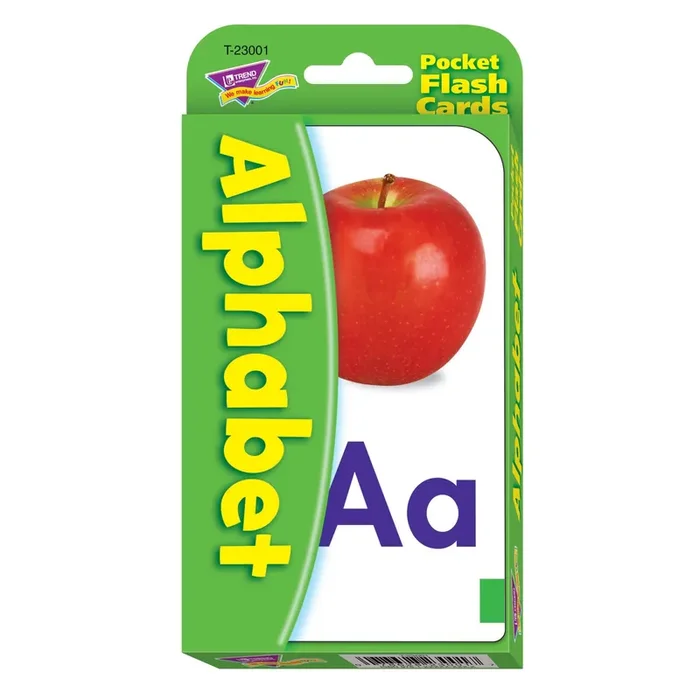 SOLD OUT Alphabet Pocket Flash Cards
