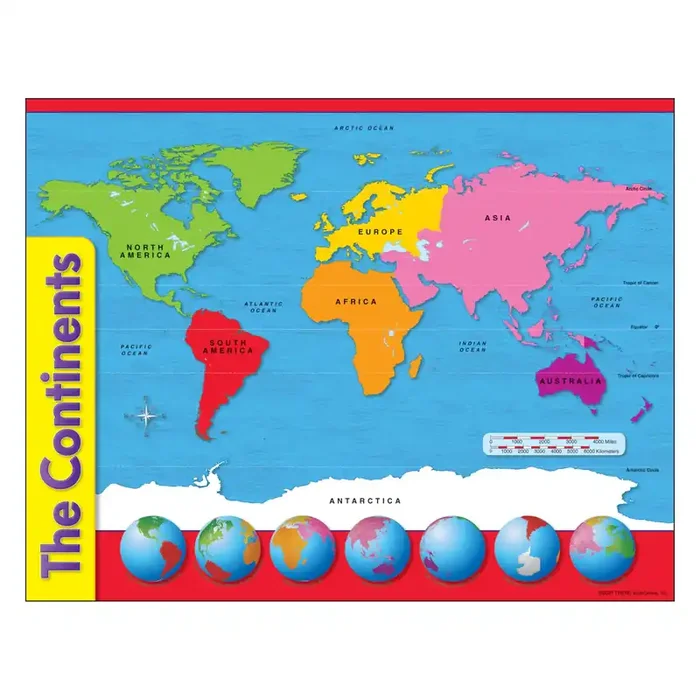 SOLD OUT The Continents Learning Chart