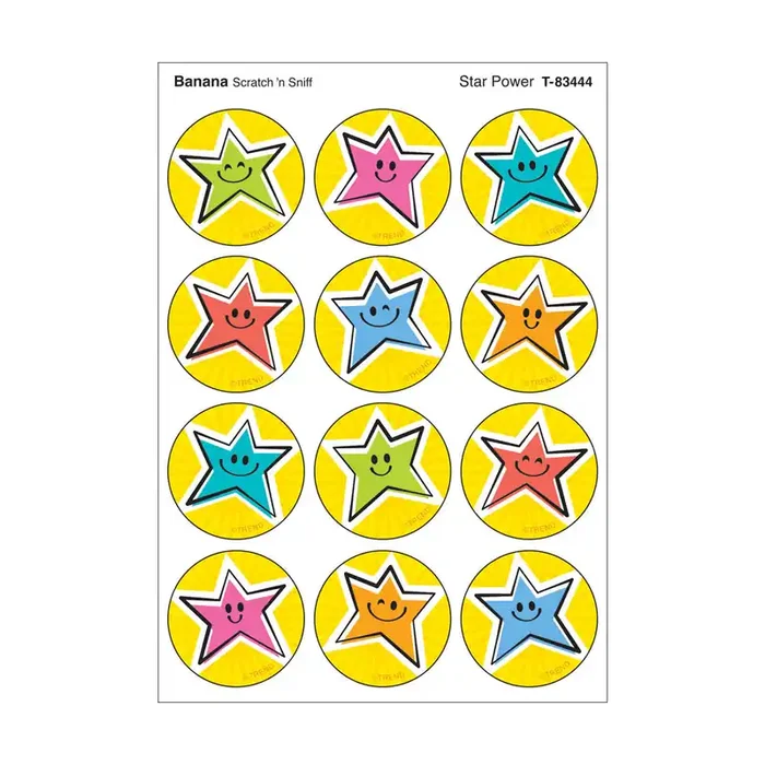 Star Power, Banana scent Scratch ‘n Sniff Stinky Stickers®