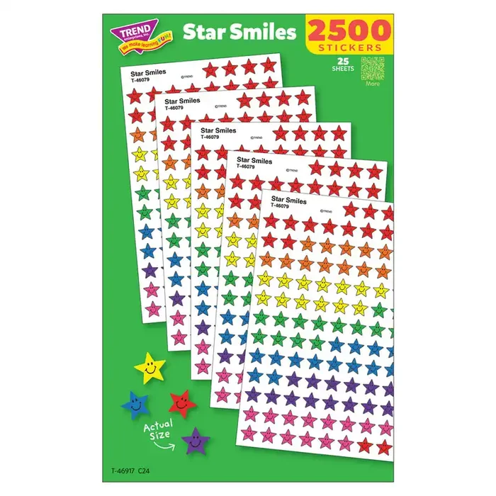 Star Smiles superShapes Stickers Value Pack