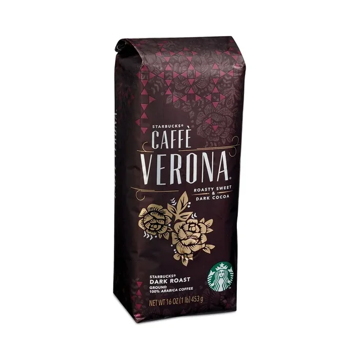 Starbucks® Coffee, Caffe Verona, 1 lb Bag, 6/Carton