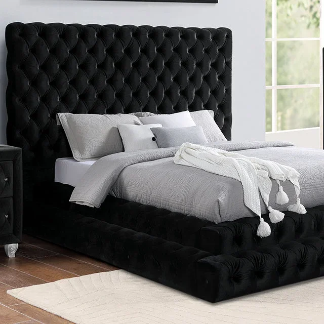 Stefania Bed Grey & Queen