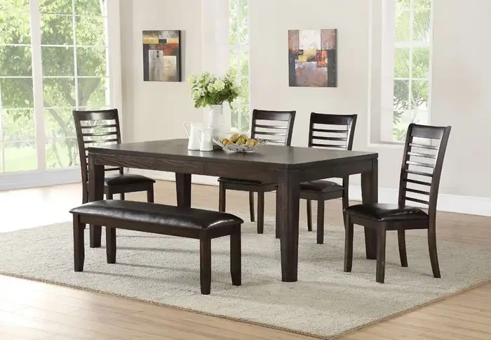 Steve Silver – Ally 6pc Dining Set – AS7006PC