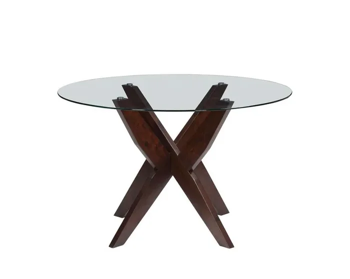 Steve Silver – Amalie Round Dining Table-Walnut – AL4848TTB
